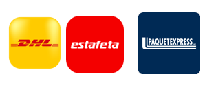 Paqueterías: DHL, Estafeta y PaquetExpress